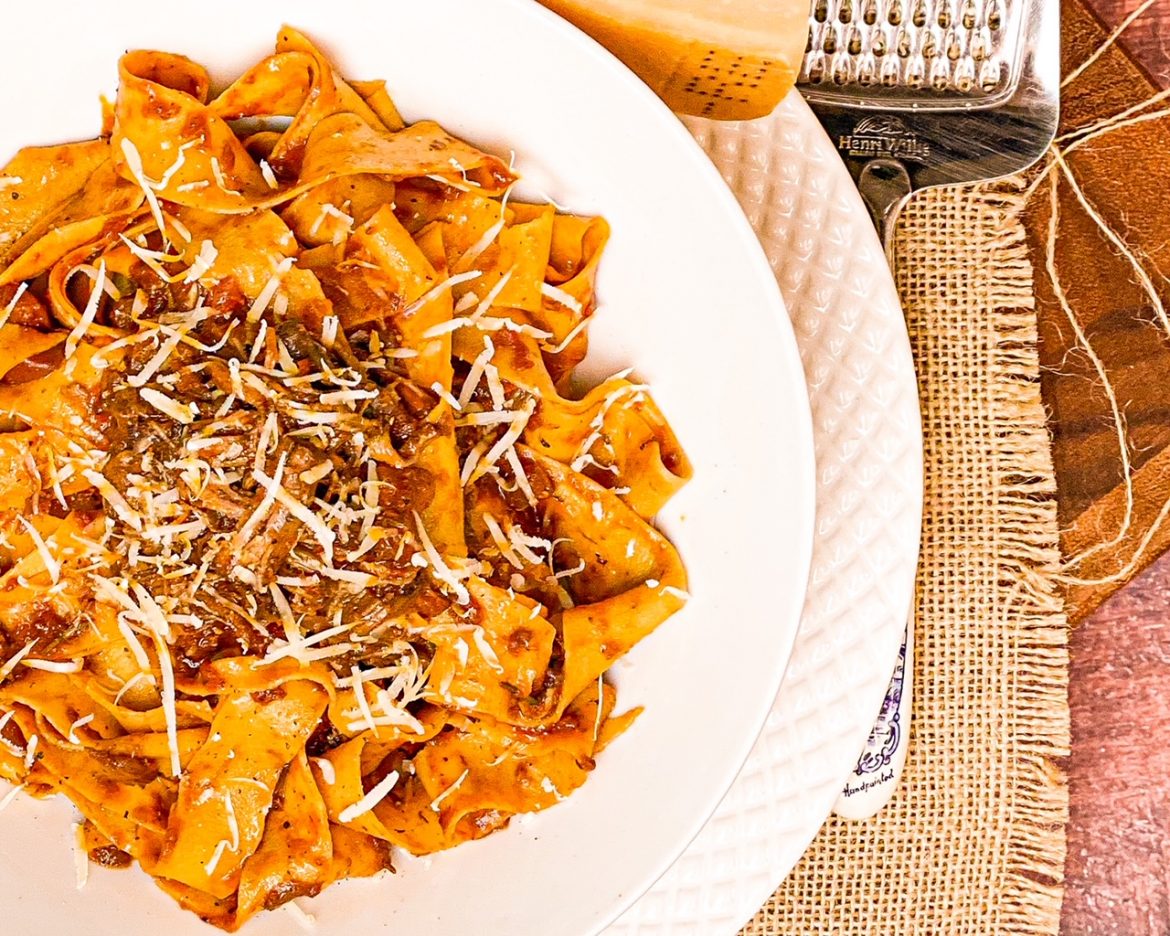 Beef Short Rib Ragu With Homemade Parpadelle