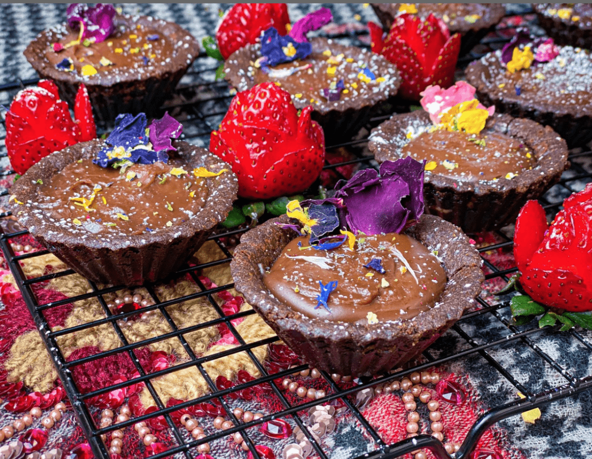Valentines Choco Cookie Cups