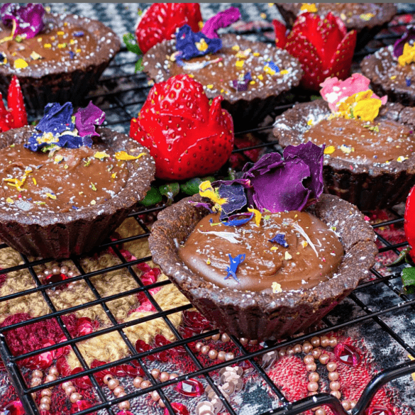 Valentines Choco Cookie Cups