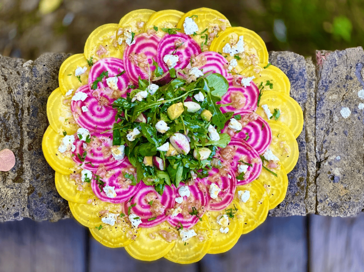 Sunshine Beetroot Carpaccio Salad