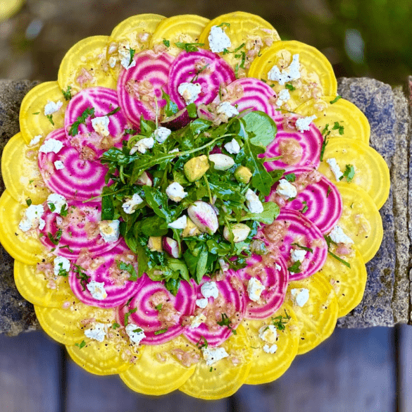 Sunshine Beetroot Carpaccio Salad