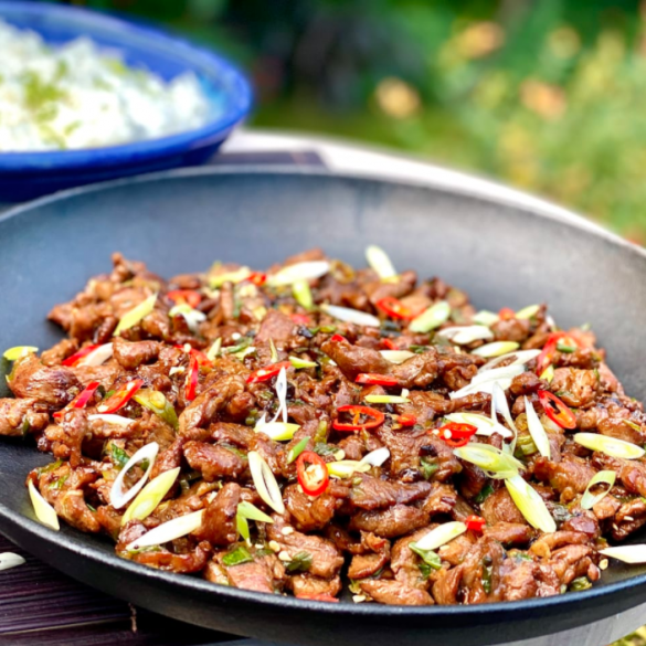 Mongolian Lamb Fillet with Garlic