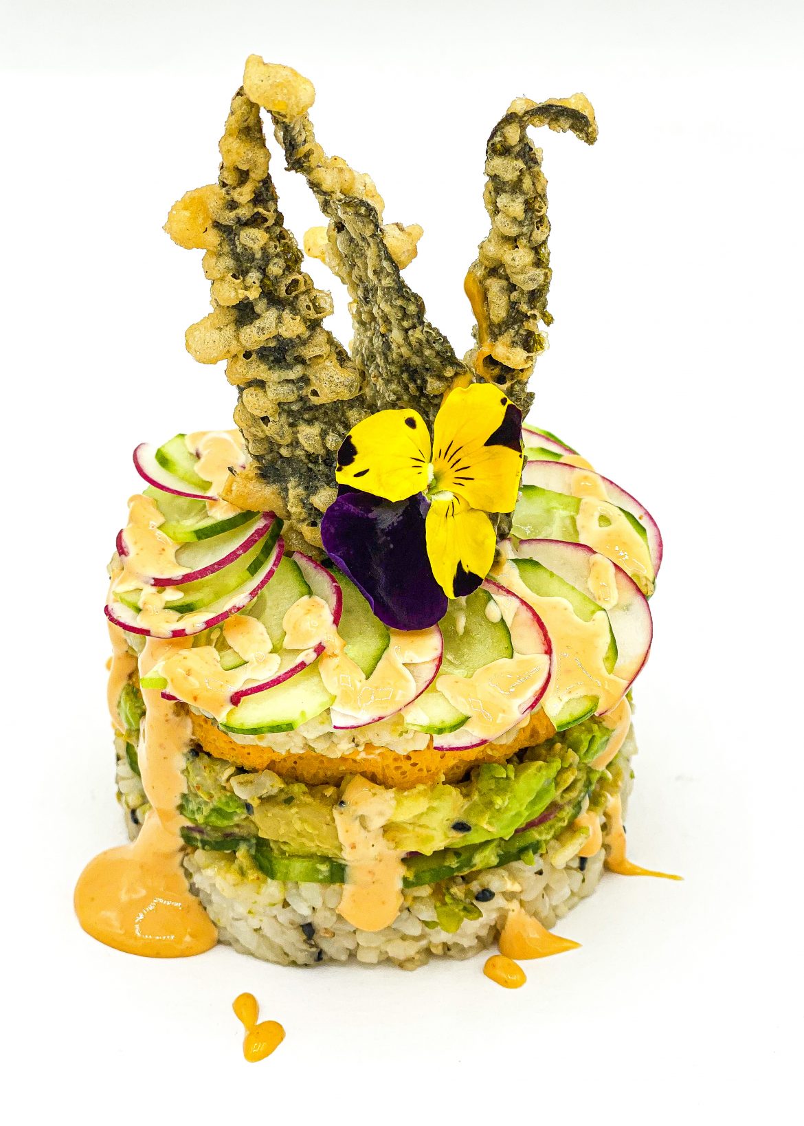 Vegetarian Sushi Cake