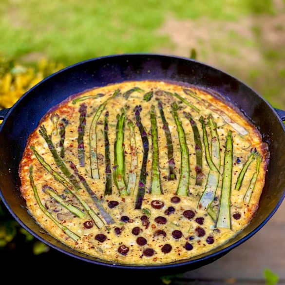 Asparagus And Mushroom Frittata