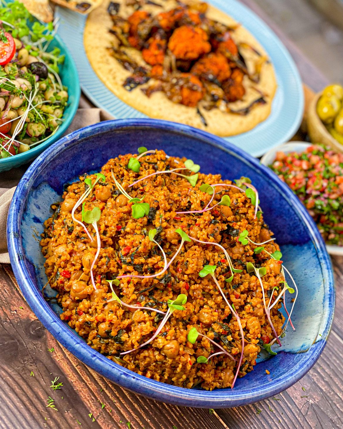 Bulgar & Chickpea Pulao