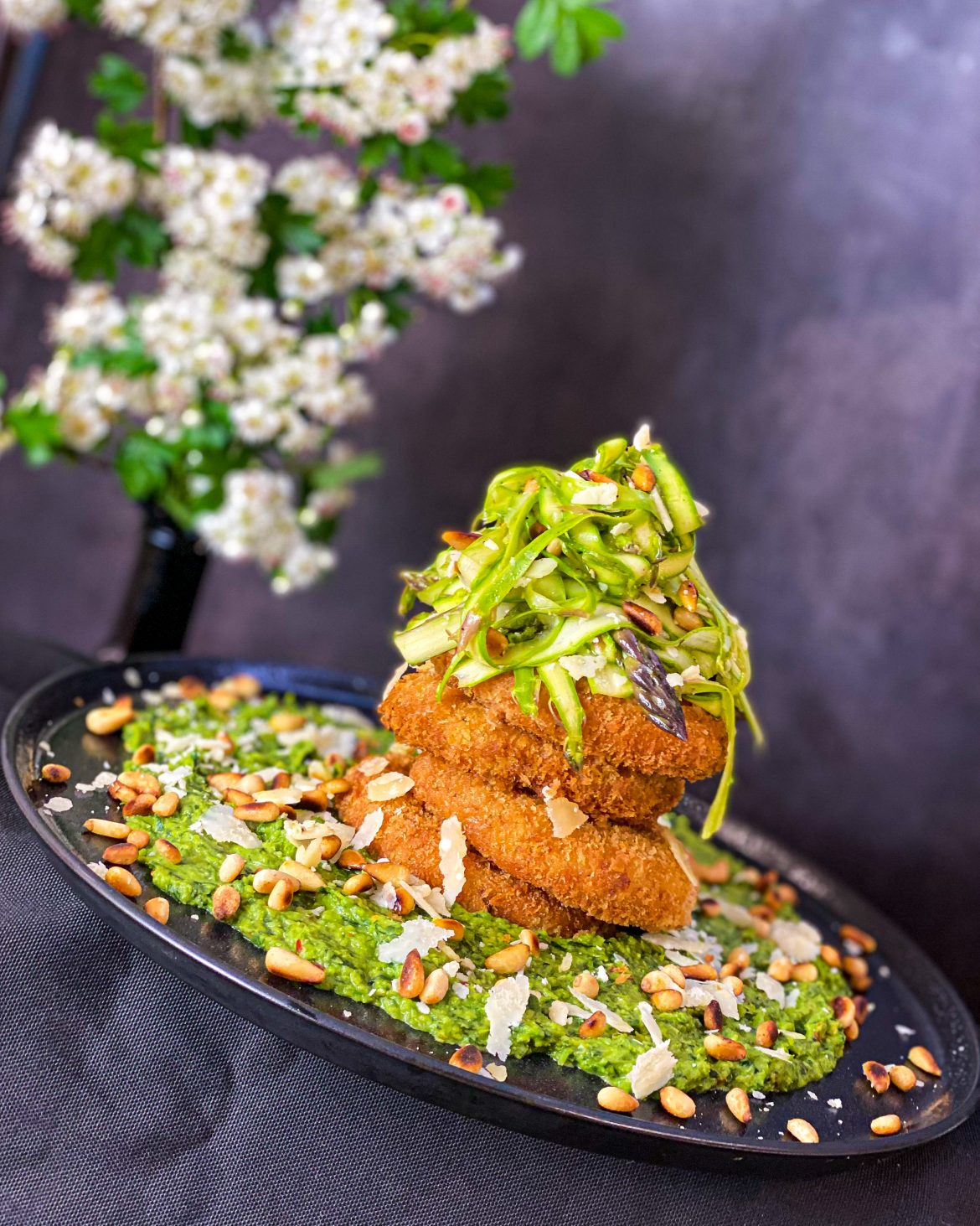 Asparagus Risotto Cakes