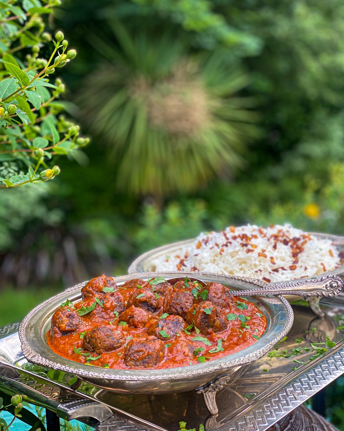 Vegetarian Koftas In Spicy Tomato Coconut Sauce