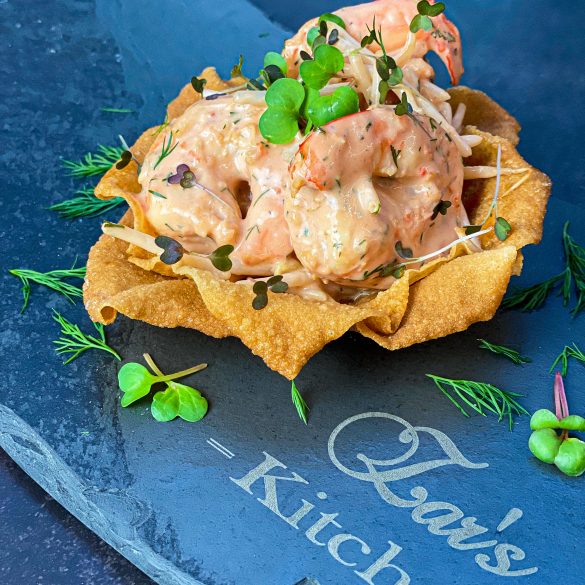 Twisted Prawn Cocktail In Crisp Baskets