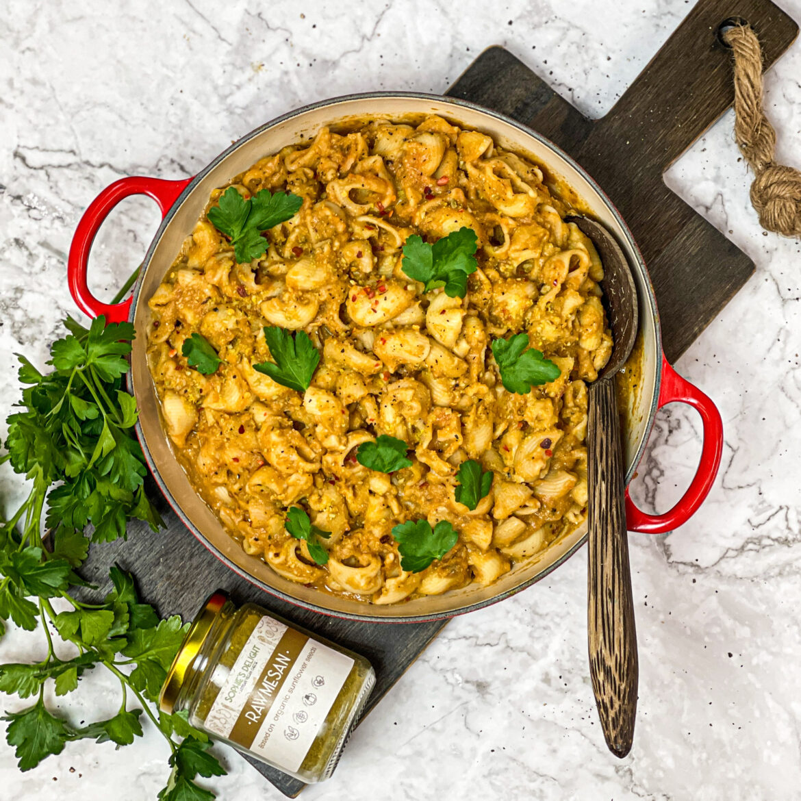 Vegan Roasted Butternut Squash Lumacconi Vegan Roasted Butternut Squash Lumacconi