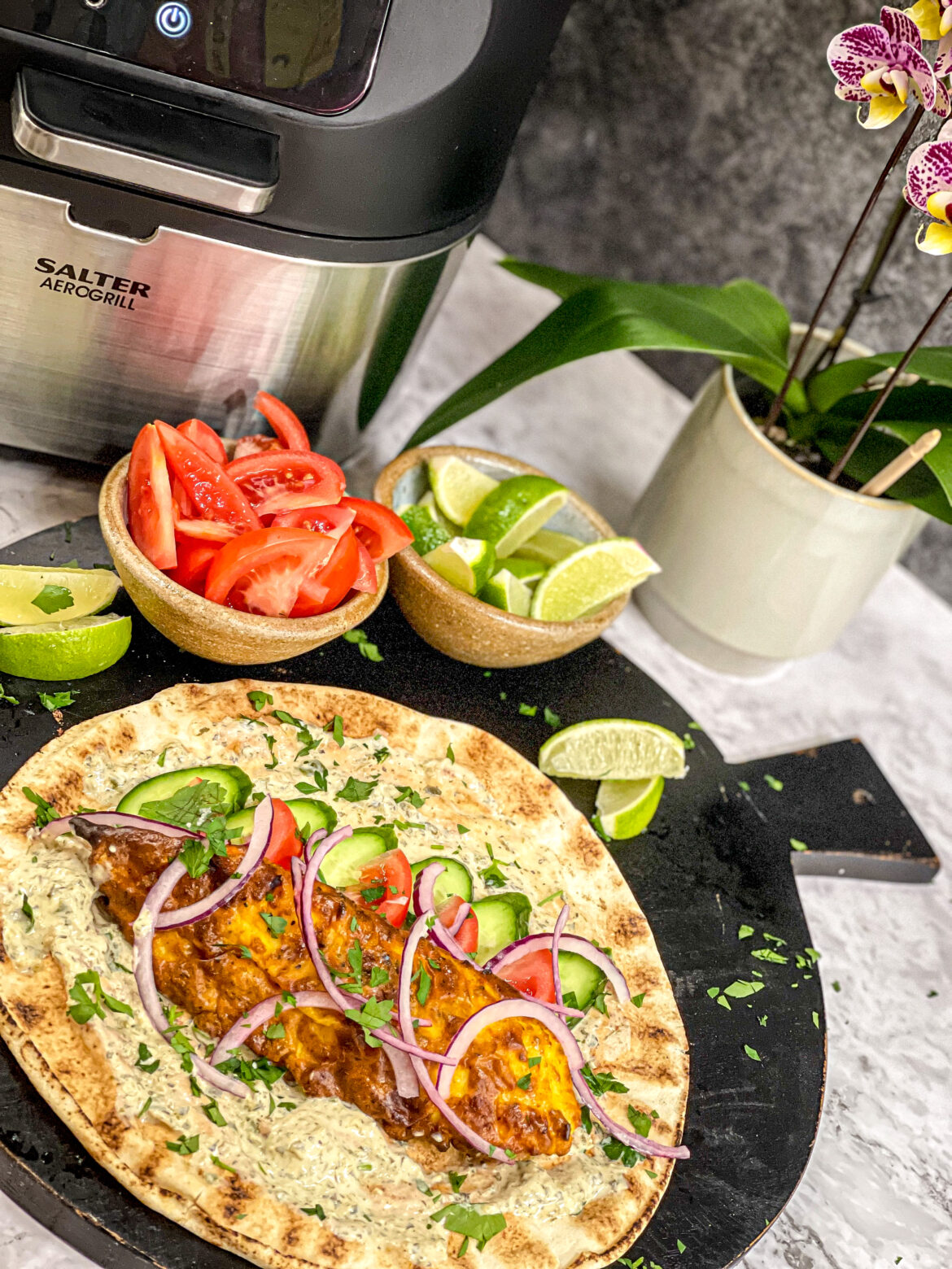 Masala Crispy Air Fryer Tilapia